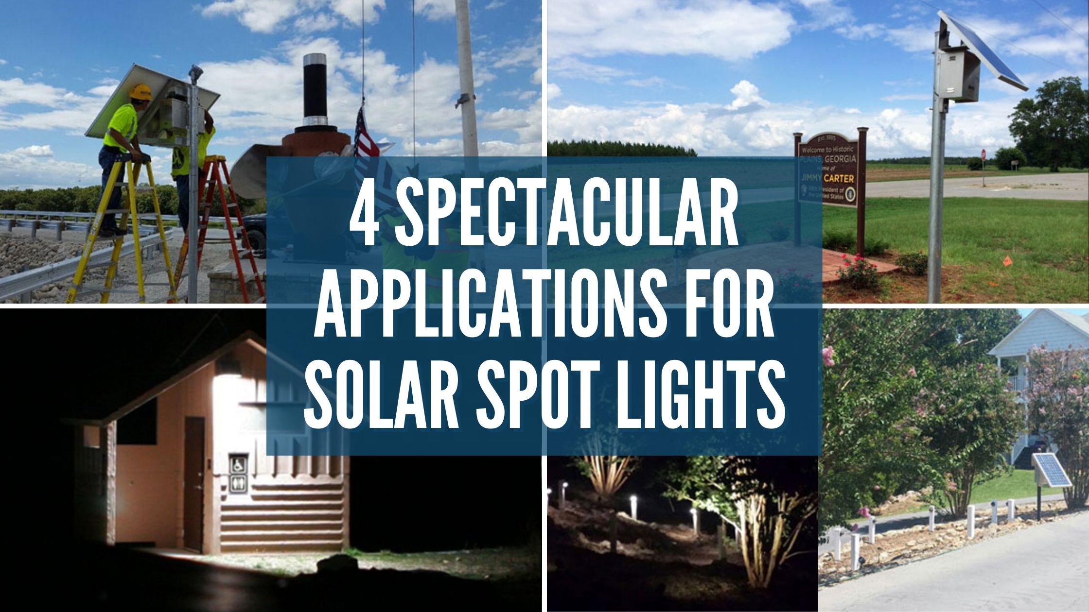 Best solar on sale spotlight for flag
